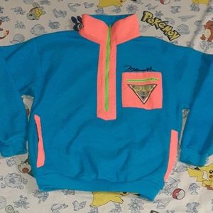 80s BB Surf International Fleece Sweater Sweatshirt Vintage Surfing Pipeline